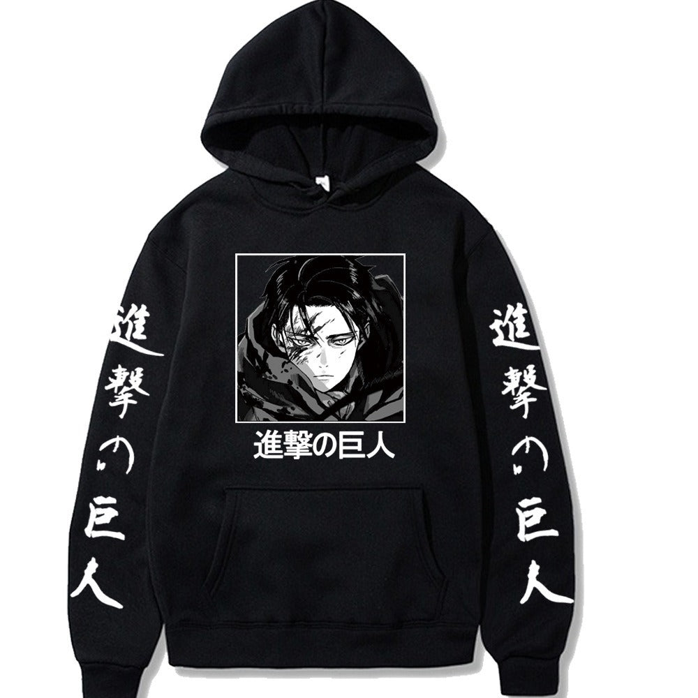 Attack on Titan Printed Hooded Sweatshirt for Men's New Product