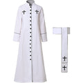 Church clergy, priests, priests, clothing, ladies, priests' robes, Roman Cass with standing collars, clothing