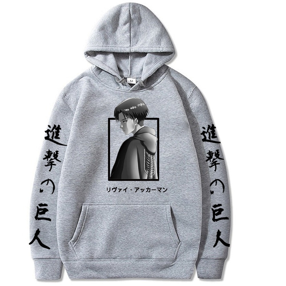 Attack on Titan Printed Hooded Sweatshirt for Men's New Product