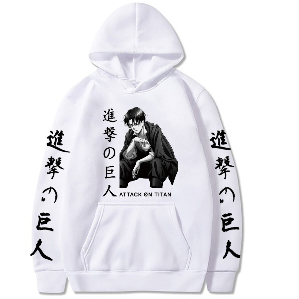 Attack on Titan Printed Hooded Sweatshirt for Men's New Product