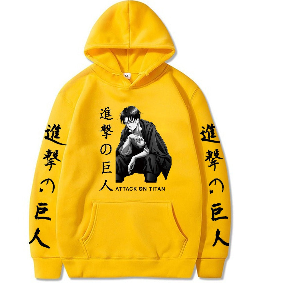 Attack on Titan Printed Hooded Sweatshirt for Men's New Product