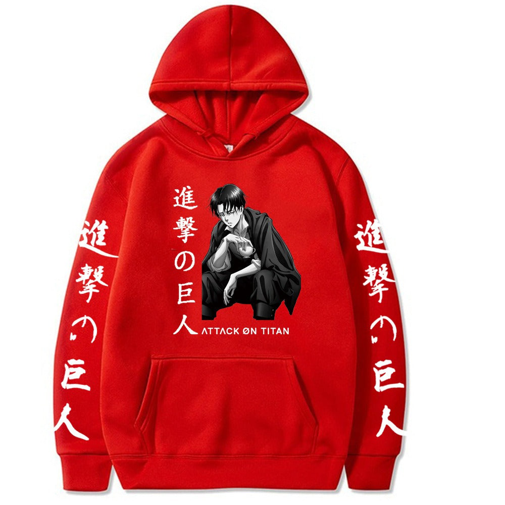 Attack on Titan Printed Hooded Sweatshirt for Men's New Product