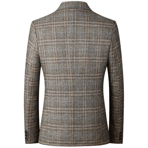 Men's casual middle-aged non ironing top jacket