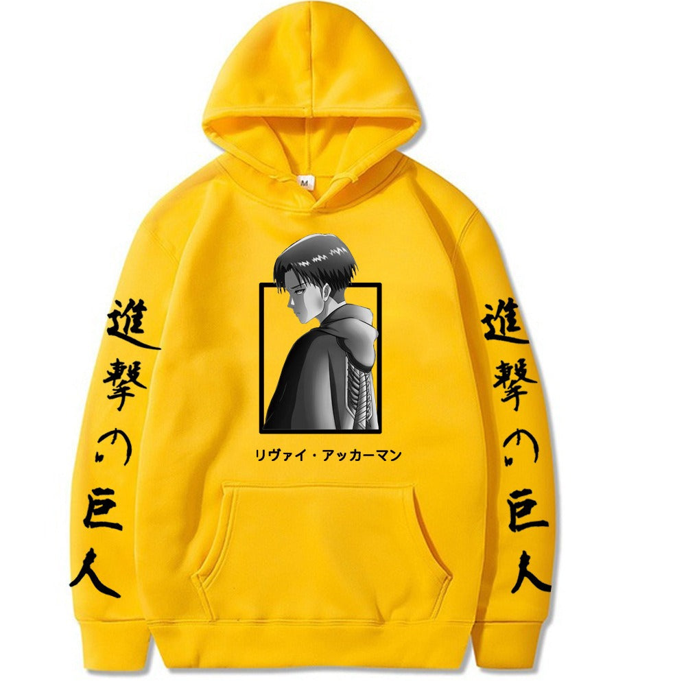 Attack on Titan Printed Hooded Sweatshirt for Men's New Product