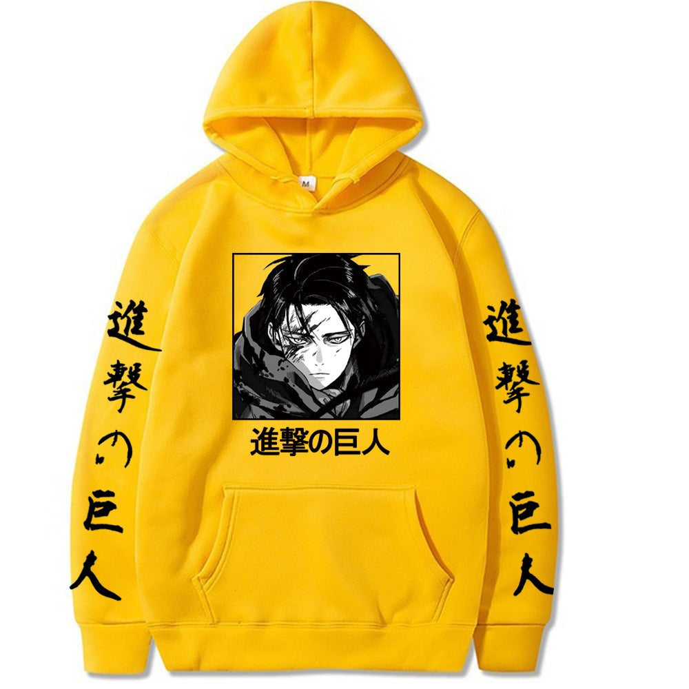 Attack on Titan Printed Hooded Sweatshirt for Men's New Product