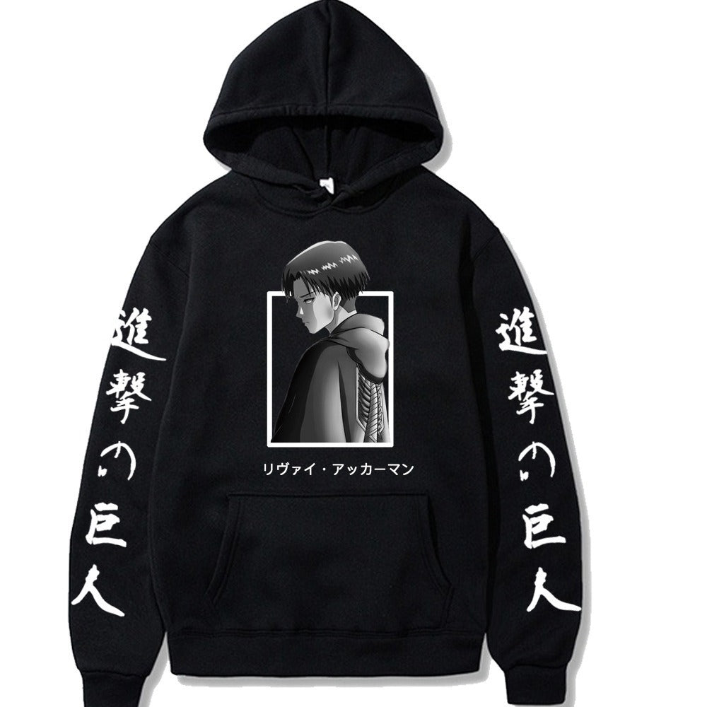 Attack on Titan Printed Hooded Sweatshirt for Men's New Product