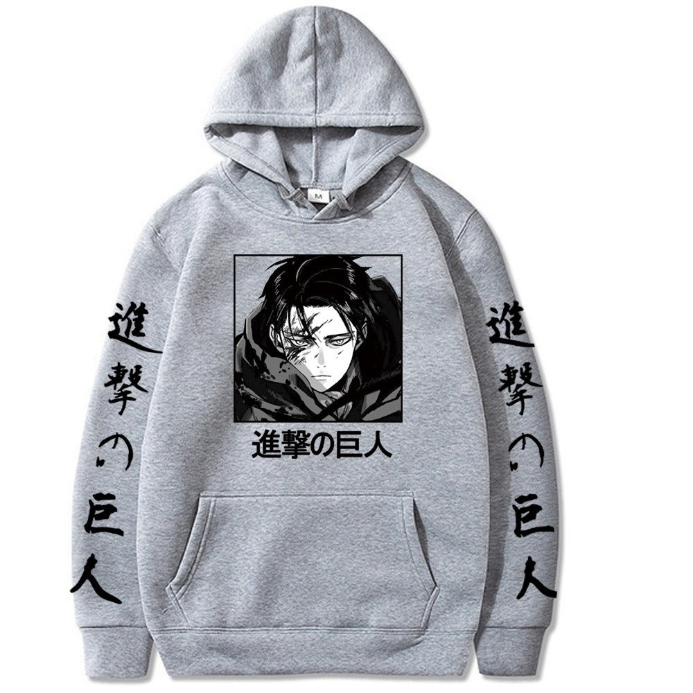 Attack on Titan Printed Hooded Sweatshirt for Men's New Product