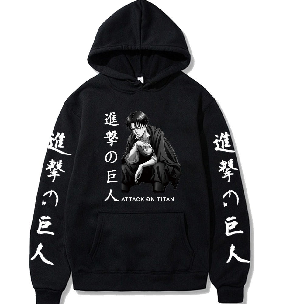 Attack on Titan Printed Hooded Sweatshirt for Men's New Product