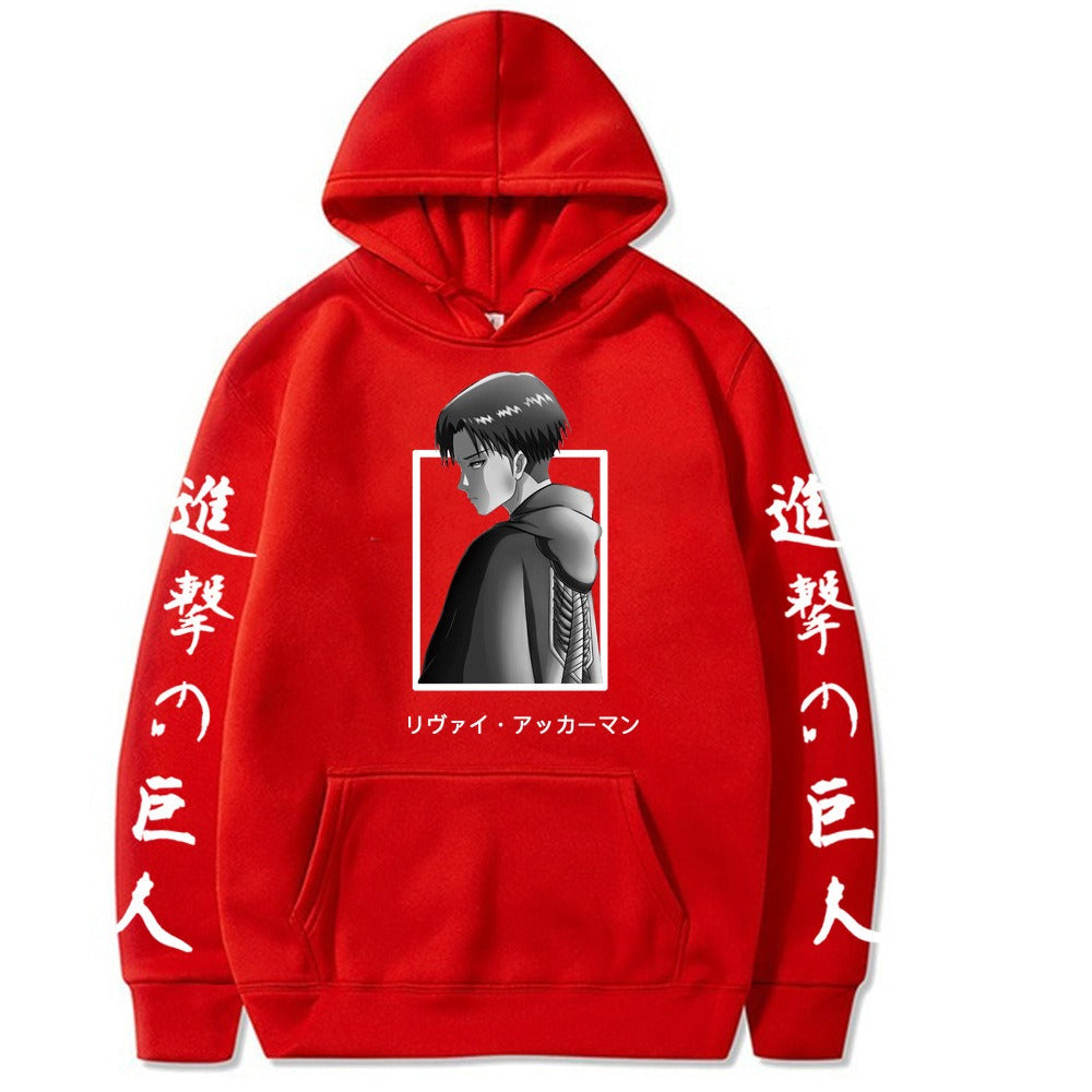 Attack on Titan Printed Hooded Sweatshirt for Men's New Product